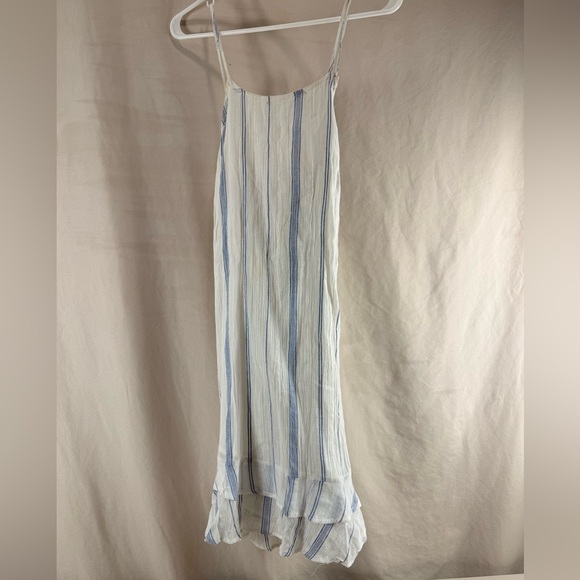 Lagaci Dresses & Skirts - Lagaci Blue and White Striped Maxi Dress SS